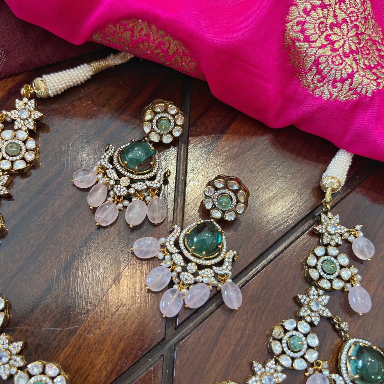 Sahar Moissanite Necklace - Rajatamaya - Online Jewelry Store