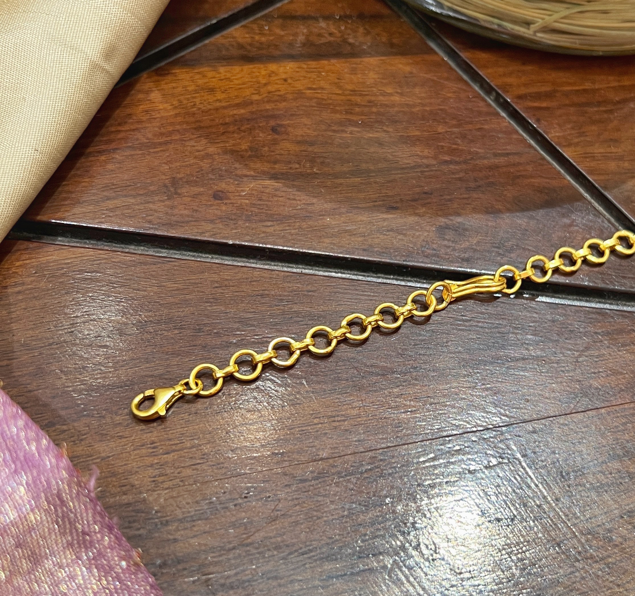 Order Fishhook Gold Coated Silver Backchain For Necklace Online From Sri  Selvalakshmi Jewellers,Namakkal