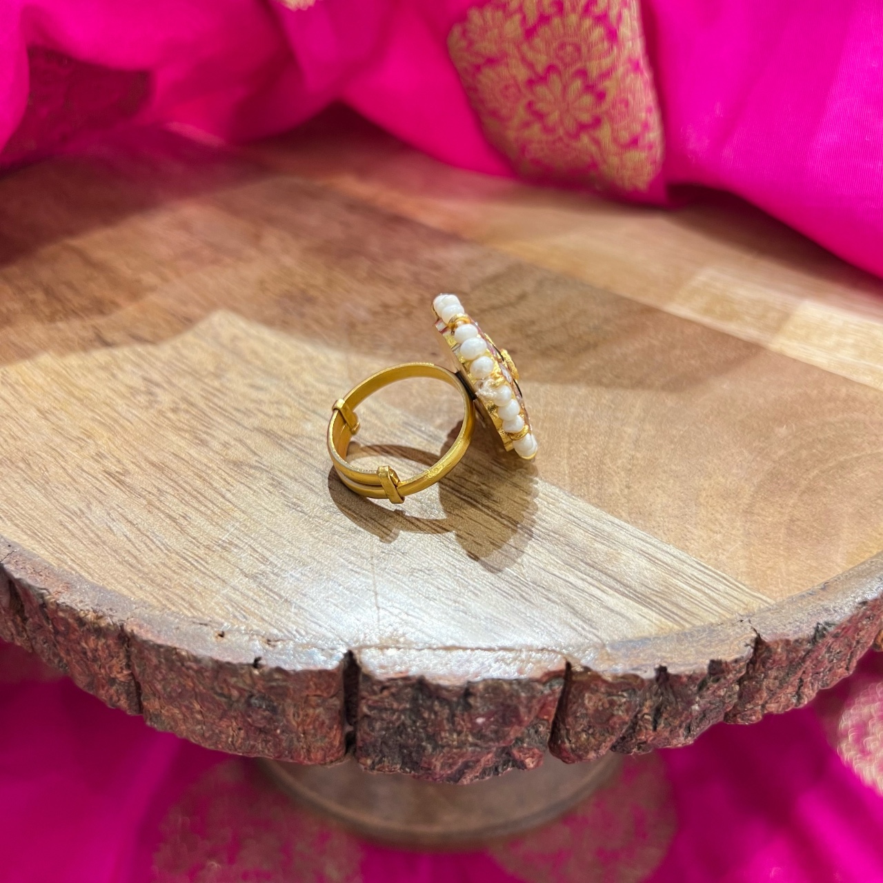 Buy Unique Palette Engagement Ring Platter/Ring Ceremony Plate with Ganesha  Idol/Ring Ceremony Decorative Thali/Ring Ceremony Tray Stylish Online at  Low Prices in India - Amazon.in