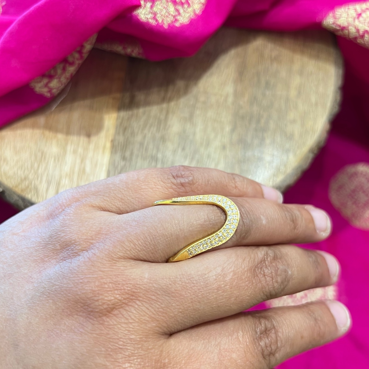 Buy Indian Vanki Ring/vanki Ungaram/finger Ring/mangalyam Rings /south  Indian Jewelry/wedding Ring/ Indian Jewelry/ by Asp Fashion Online in India  - Etsy