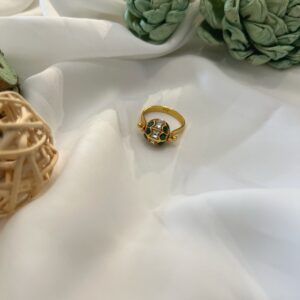 Kundan Ball Ring