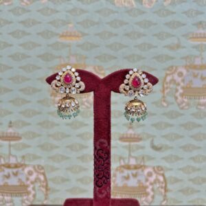 Jade Victorian Jhumkas