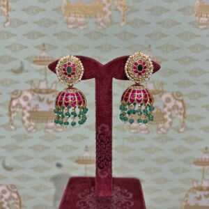 June Kundan Jhumkas