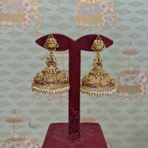 Lakshmi Coin Jhumkas