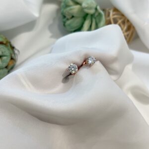 CZ Solitaire Studs