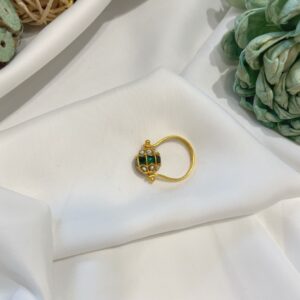 Kundan Ball Ring