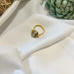 Kundan Ball Ring