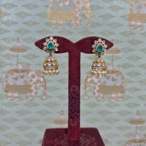 Asher Moissanite Jhumkas